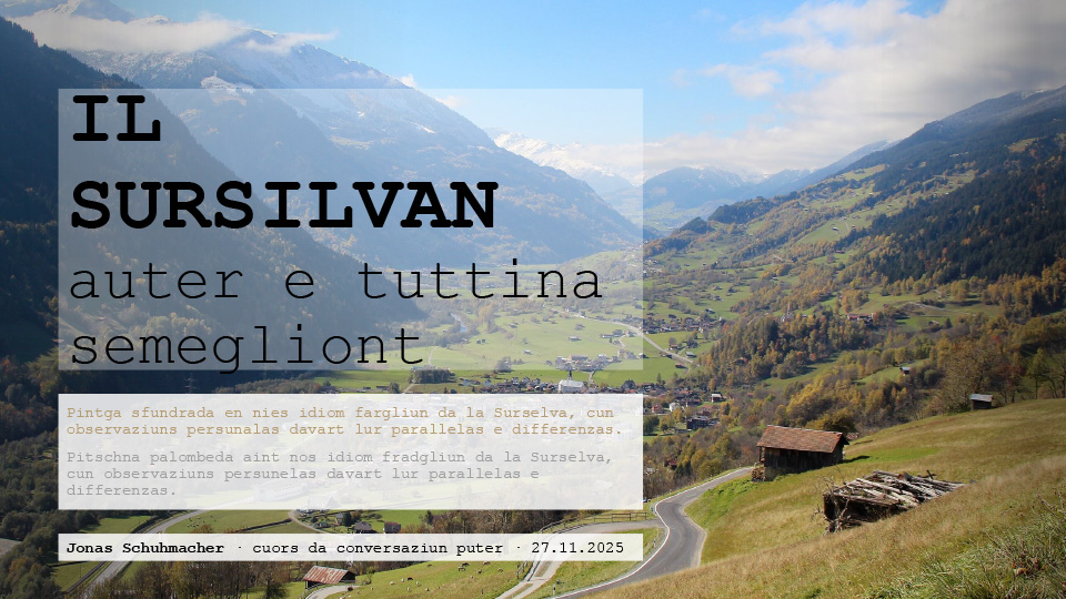 Bild Il Sursilvan